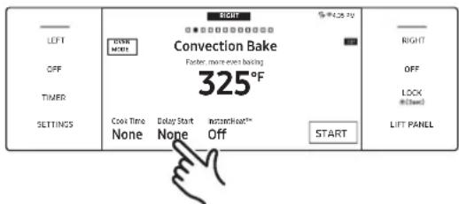 Dacor DOP48C86DLM - Using Delay Start - 1