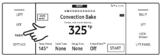 Dacor DOP48C86DLM - Using the Kitchen Timer - 1