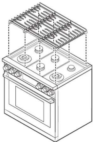 Dacor DOP48C86DLM - About the Grates - 1