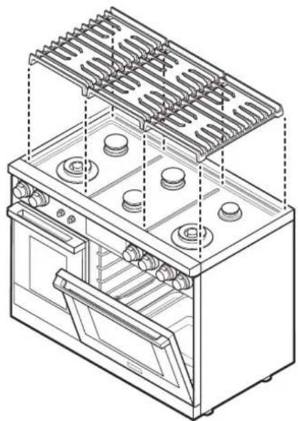 Dacor DOP48C86DLM - About the Grates - 2