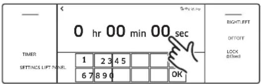 Dacor DOP48C86DLM - Using the Kitchen Timer - 3