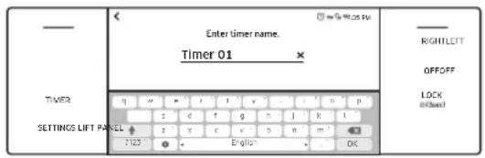 Dacor DOP48C96DLM - Modification du nom de la minuterie - 2