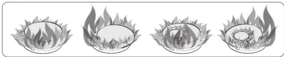 Dacor DOP48C96DLM - Round Burner Head / Caps - 2