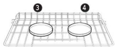 Dacor DOP48C96DLM - Colocacion de parrillas y bandejas - 1