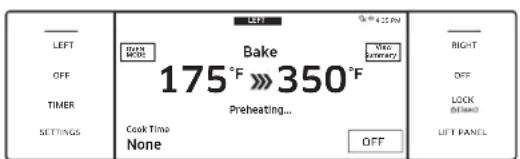 Dacor DOP48C96DLM - Ajuste de la temperatura del hora durante la cocción - 2
