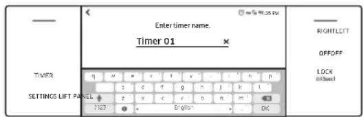 Dacor DOP48C96DLM - Cambi ar el nombre del temporizador - 2