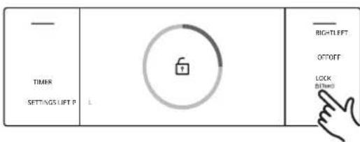 Dacor DOP48C96DLM - Désactivation du verrouillage de la commande - 1