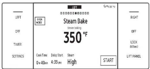 Dacor DOP48C96DLM - Using the Steam Oven - 2