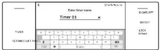 Dacor DOP48C96DLM - Changing the Timer Name - 2