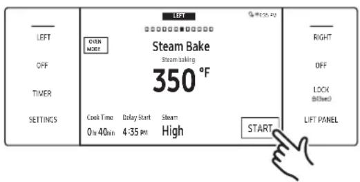 Dacor DOP48C96DLM - Using the Steam Oven - 3