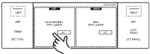 Dacor DOP48C96DLM - Adjusting the Oven Temperature While Cooking - 1