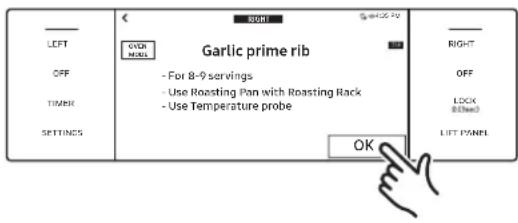 Dacor DOP48C96DLM - Using Chef Mode - 3