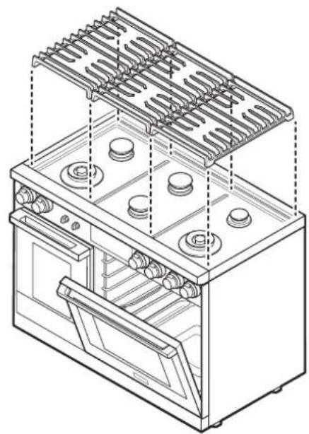 Dacor DOP48C96DLM - À propos des grilles - 2
