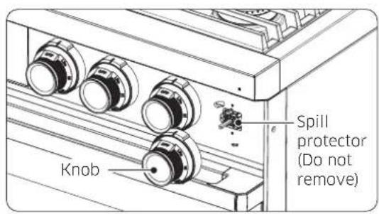 Dacor DOP48C96DLM - Cleaning the Control Knobs - 1