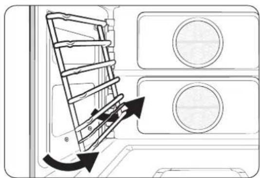 Dacor DOP48C96DLM - Retrait/Reinstallation des supports de grille - 2