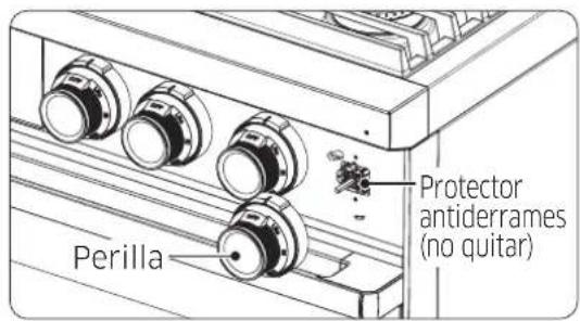 Dacor DOP48C96DLM - Limpieza de las perillas de control - 1