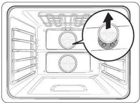 Dacor DOP48C96DLM - Extracción y reinstalación del filtro de conveccion - 1