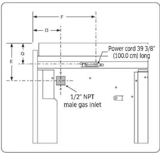 Dacor DTT48T960GM - Installation Requirements - 2