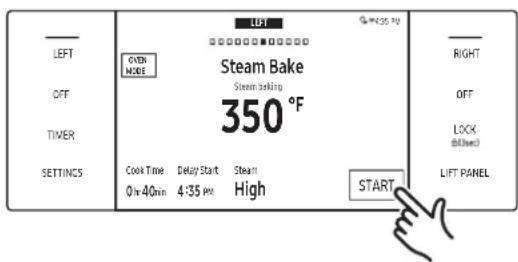 Dacor DOP36C86DLS - Utilisation du four à vapeur - 3