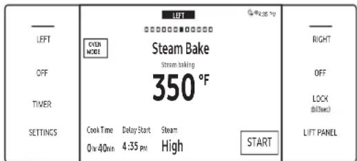 Dacor DOP36C86DLS - Using the Steam Oven - 2