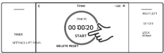 Dacor DOP36C86DLS - Using the Kitchen Timer - 4