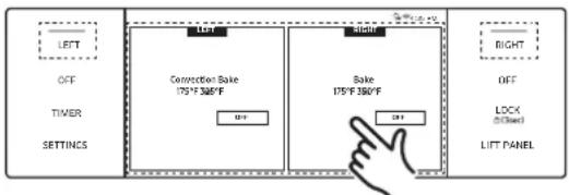 Dacor DOP36C86DLS - Adjusting the Temperature While Cooking - 1