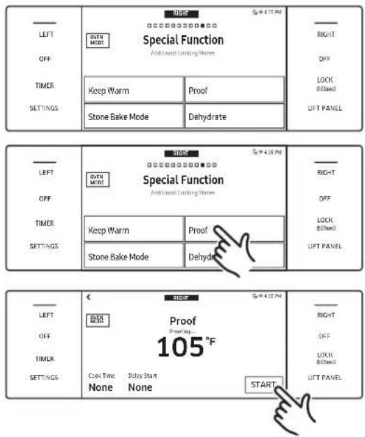 Dacor DOP36C86DLS - Using the Special Functions - 1