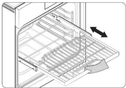 Dacor DOP36C86DLS - Using the Gliding Rack - 2