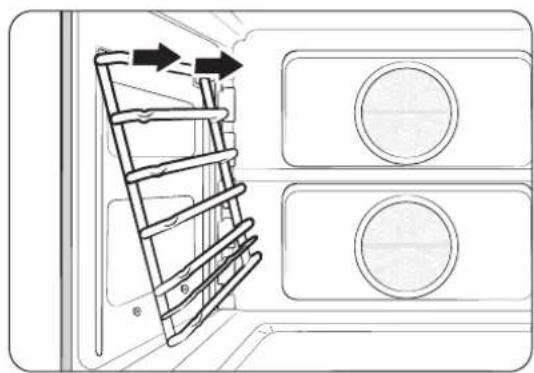 Dacor DOP36C86DLS - Retrait/Réinstallation des supports de grille - 3