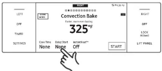 Dacor DOP36C86DLS - Using Delay Start - 1