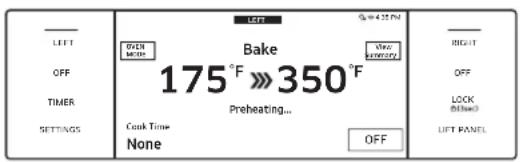 Dacor DOP36C86DLS - Adjusting the Oven Temperature While Cooking - 2