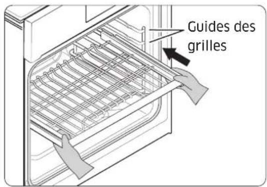 Dacor DOP36C86DLS - Utilisation de la grille coulissante - 1
