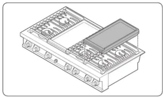 Dacor DTT48T963GM - Comal (accesorios de compra adicionales) - 1