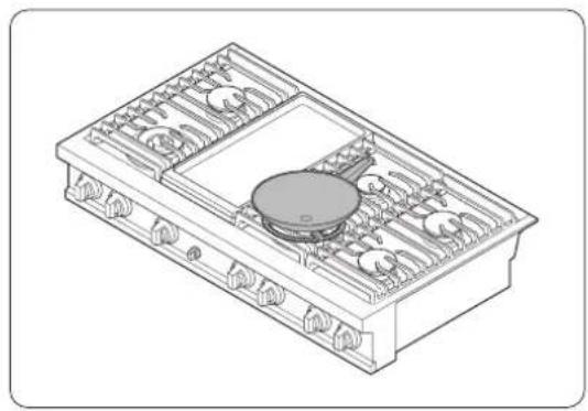 Dacor DTT48T963GM - Wok Ring - 1