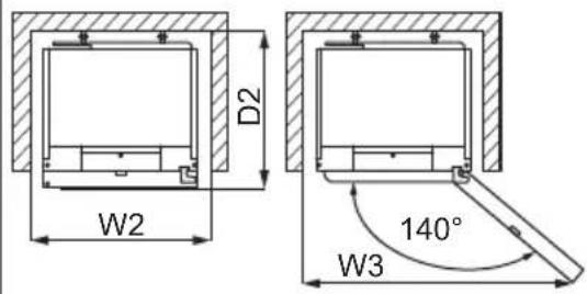 AEG ORC8M321CX - Dimensions - 3