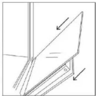 HAIER H6 ID2P3T1HTB - SÜTÖN KÍVÜL: az üvegajtó eltávolítása és tisztítása - 5
