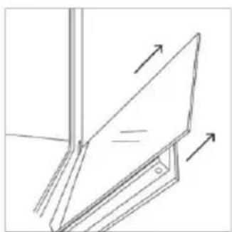 HAIER H6 ID2P3T1HTB - CURĂȚAREA EXTERIORULUI CUPTORULUI: îndepărtarea și curățarea ușii de sticlă - 3