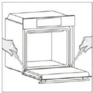 HAIER H6 ID2P3T1HTB - EXTÉRIEUR DU FOUR : retrait et nettoyage de la porte en verre - 1