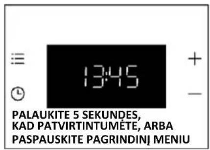 HAIER H6 ID2P3T1HTB - LAIKRODŽIO NUSTATYMAS - 3