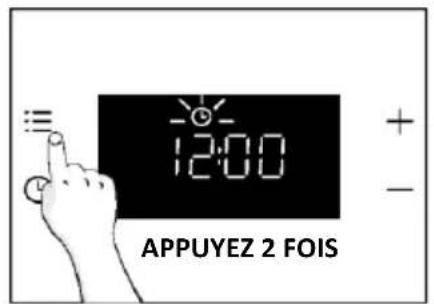 HAIER H6 ID2P3T1HTB - RÉGLAGE DE L'HORLOGE - 1