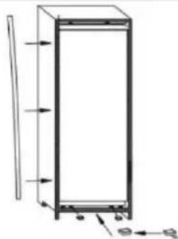 HAIER HAUN518EW - Instalación en el armario - 5