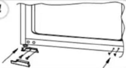 HAIER HAUN518EW - A készülék ajtajának megfordítása - 3