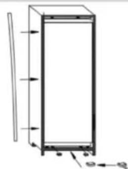HAIER HAUN518EW - Telepítés a szekrénybe - 5