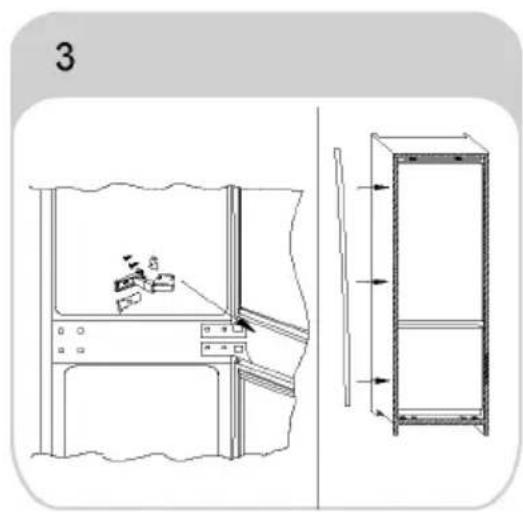 HAIER HAUN518EW - A takaróajtó felszerelése - 4