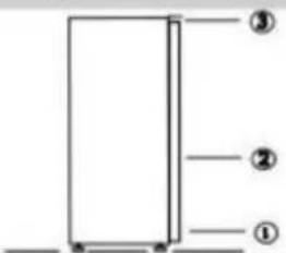 HAIER HAUN518EW - Odwrócenie drzwi urządzenia - 3