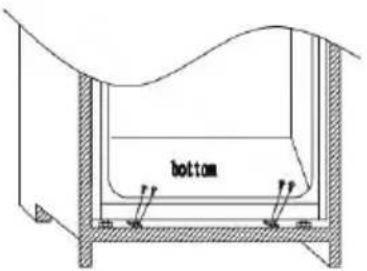 HAIER HAUN518EW - Installation into the cabinet - 4