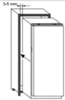 HAIER HAUN518EW - Telepítés a szekrénybe - 2