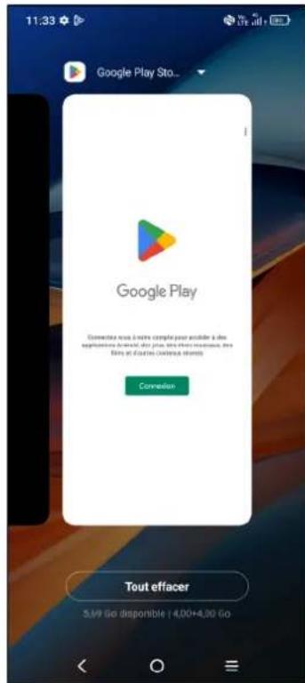 11:33 Google Play Sto... Google Play Connects you à moins simple pour accider à des explorationes d'emploi, plus your plan, etc. On non-resonance, 90 Rats en écluding conditions soûts! Connection Tout effacer 5,49 Go disponible | 4,00+4,20 Go