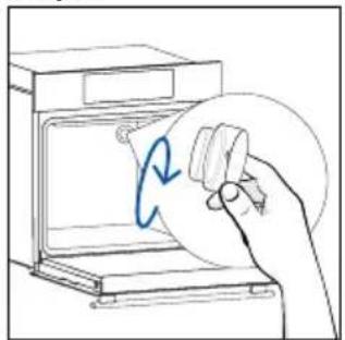 HAIER H6 ID2P5B3YTX - Changing the bulb on top: - 5