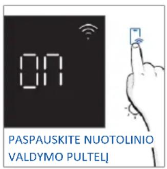 HAIER H6 ID2P5B3YTX - Kaip aktyvinti nuotolinio valdymo pultelj - 2